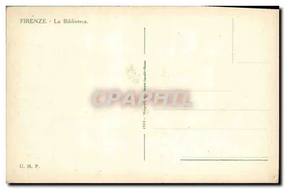 Florence - Biblioteka — U.M.F. — 1934 — Rewers