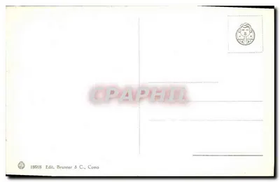 Rzym — Bazylika S. Pawła — wydawca Brunner & C., Como — Rewers