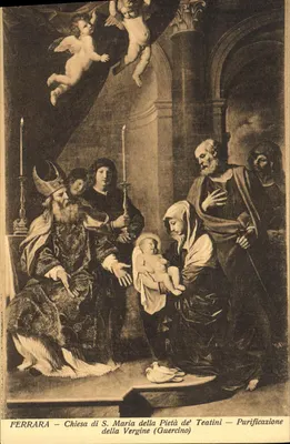Ferrara — Igreja de S. Maria della Pietà de' Teatini — Purificação da Virgem (Guercino)