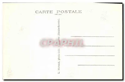 Chamonix-Mont-Blanc — Na lodowcu Bosson — L. Morand, wydawca fotograficzny (Haute-Savoie) — Rewers