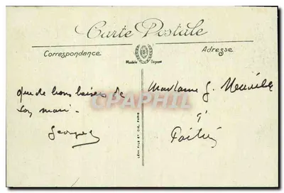 PARIS — Panorama des Tuileries — LL. — n° 1135 — Verso