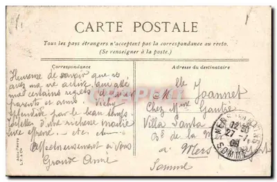 Vichy. Kąt Parku — L.V. & Cie, n°10 — Rewers
