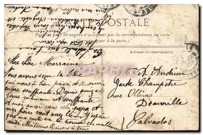 Około ROUEN - PETIT COURONNE - Dom Cornaille — Rewers