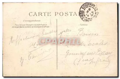 ÉCOUEN — Maison d'Éducation de la Légion d'Honneur — Editor F. LD, n°34 — Verso