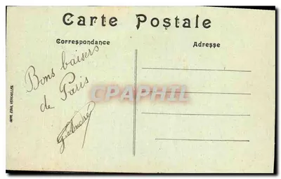 Paryż — Wielka Koła — Impr. Edna Versailler — Rewers
