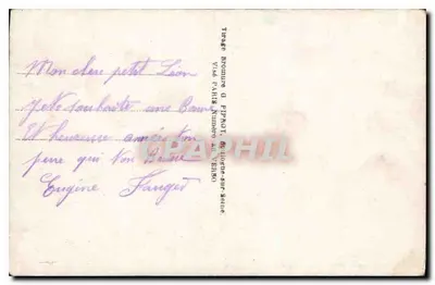 Żołnierz w mundurze — kartka życiowa wojskowa — DIX 311/s — Rewers