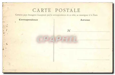 Le Puy (Hte-Loire) — Museu Crozatier — B.F., Paris — Verso