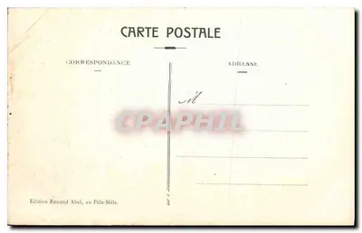 Le Puy (Haute-Loire) — Estátua do Geral Lafayette e Torre Pannesse — Edição Renaud Abel, no Pôle-Méle. — Verso