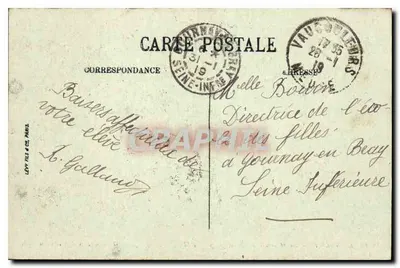 Domrémy — La Casa de Juana de Arco — El Museo — G. Robert, buralista, Vaucouleurs — Reverso
