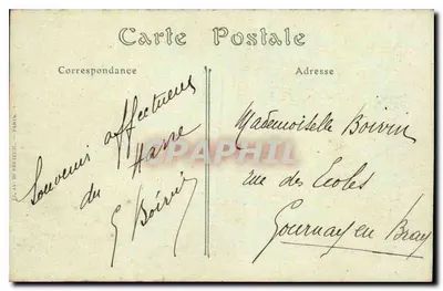 Le Havre — Sąd i Bulwar Strasbourga — ND Hot, n°148 — Rewers