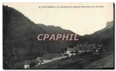 Dauphiné — O Convento da Grande-Chartreuse (vista do sul)