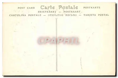 Azay-le-Rideau (Indre-et-Loire) — Pałac narodowy (XVI wiek) — fasady wschodnie obu skrzydeł; wieża wejściowa i wieżyczki kątowe N.-E. i S.-E. — rzeka Indre, w górnej części, w ogrodzie. — ND Pbot. — Rewers