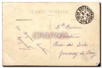 Lourdes — Bazylika, widok z boku — Les Pyrénées, n°55 — Rewers