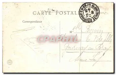 Tunnel della Roche du Diable — Vicinanze di Gérardmer — B. F., Parigi, n°160 — Verso