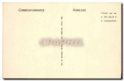 Boulogne-sur-Mer — A Rua de Wimereux em um dia de tempo ruim — Edição Suplice — Verso