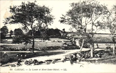 Carnac — Le Lavoir et Mont-Saint-Michel — LL.