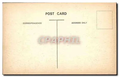Hampton Court, Front Południowy — widok pałacu i jego ogrodów — wydawca nieznany, numer serii 6557 — Rewers
