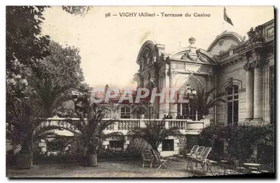 Vichy (Allier) - Terrasse du Casino — CPHAPHIL n°98