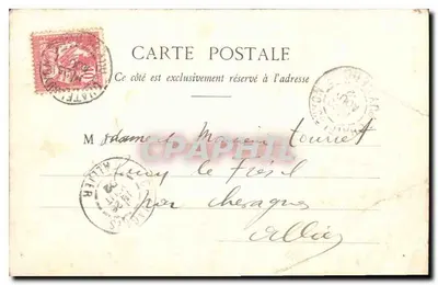 Châtel-Guyon — Ogólny widok — Lib. Bougé-Béal, 21 rue de l’Ecu, Clermont-Ferrand — Rewers