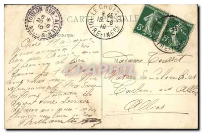 ले क्रोइसिक (L.-I.) — मारेस सैलंट्स का सामान्य दृश्य माउंट-एस्प्रिट से लिया गया — प्रकाशक H. - 3 — पीछे