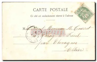 Randan - Zamek — Lib. Rouge Béral, 21, rue de l'Ex., Châlons-sur-Marne — n° 198 — Rewers