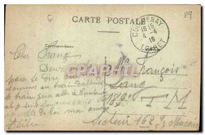 SENS — Ogólny widok — Poulain-Rocher, wydawca, Sens — Rewers