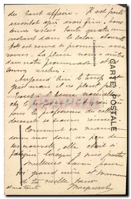 En Auvergne — Un jour d'hiver — Lou saïli - lo copito — éditeur Vigier à Aurillac, n° 50 — Verso