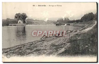 Bois-le-Roi — Barragem e a Cachoeira — C. Edit. de Bois-le-Roi, n° 251