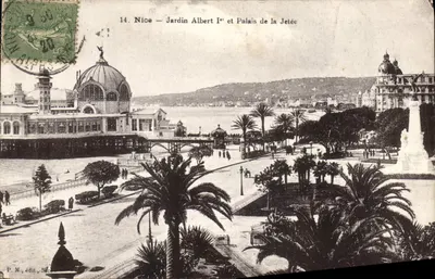 Nice — Ogród Albert I i Pałac Jetée — P. M., wyd., Nice