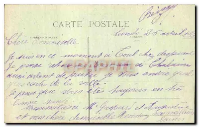 Fachada do Hotel de Ville — Toul — editor Pratherson, Toul — Verso