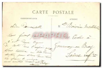 Crozant — Les Rufs et la Creuse — A paisagem pitoresca da Creuse — editor PM — Verso