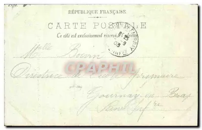 Calais — Wnętrze Kościoła Najświętszej Panny Maryi — LL — Rewers