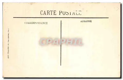 Épinal — Lago e Ponte do Castelo — Editor Levy, n°67 — Verso