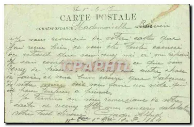 Bordeaux — O Ponte e a Flecha de São Miguel — C.B — Verso