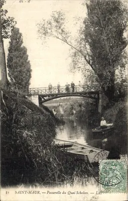 Saint-Maur — Ponte do Quai Schaken — L.E.