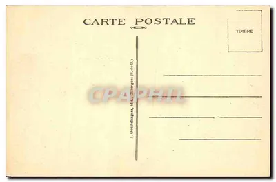 La Bourboule - Square Joffre — G. D'O - 55 — L'Auvergne — Rewers