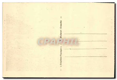Dauphiné — IL REFUGIO DI SAINT-MÊME — Mollaret - Grenoble — Verso