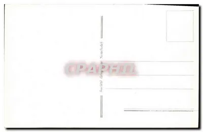 Chamonix — Teleferico del Brevent e il Monte Bianco — Société Graphique Neuchâtel — Verso