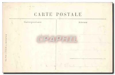 St-Germain-en-Laye — Zamek, fasada południowo-zachodnia — Muzeum — Wydawca: C. Calvilly, nr 82 — Rewers