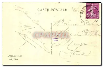 Besançon-les-Bains — Widok z forteczu Brégille — Braun & Cie, Imp. De Jura, Bâtonnach — Rewers
