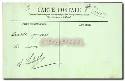 Paryż - Ministerstwo Wojny i Bulwar St-Germain — LL, n° 595 — Rewers