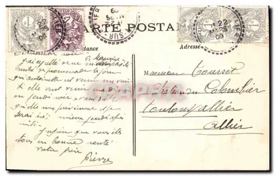 Berço de Santo Vicente de Paulo — Casa de Ranquines — editor não identificado, número de série não visível — Verso