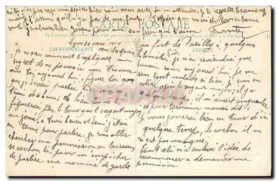 LYON - Le Fort Lamothe — H. D. n° 306 — Rewers