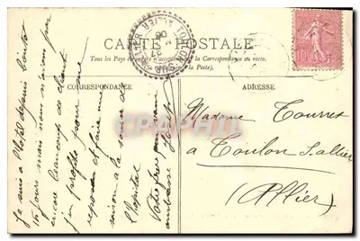 Vichy — Widok panoramiczny Pałacu Źródeł i Zakładu Termalnego — LL. n°209 — Rewers