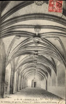 Castelo de Oiron — Galeria abobadada (século XVI) — Dando-Berry, n°9