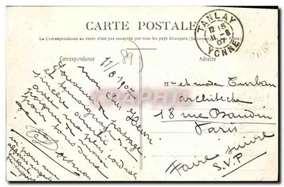 Castelo de TANLAY — A Perspectiva — Bertrand, editor — Verso
