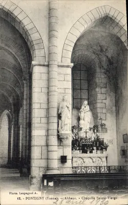 Pontigny (Yonne) — Abadia. Capela da Virgem — Foto Lespagnol A. n°12