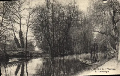 Margens do Yerre na Abadia — Yerres — M. Muliard, Cuvilliers, fot. edit.