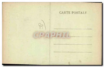 Chastellux — O Donjon do Castelo — Edit. Couron, Avallon — Verso