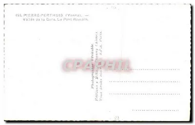 Pierre-Pérthuis — Vale da Cure. O Ponte Romana — Edições Mélie, Paris — Verso